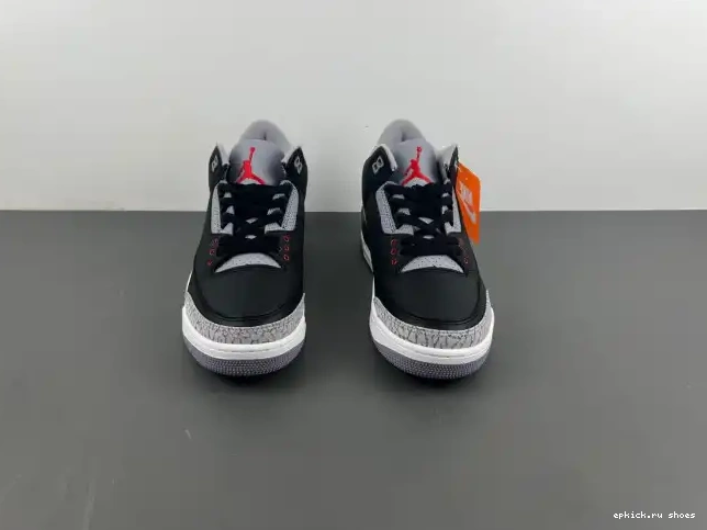 Rep Jordan 3 Cement DN3707-010 Air Black 0605